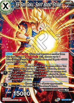 SS Son Goku, Spirit Boost Striker (EX17-01) [Saiyan Booster] | Arkham Games and Comics