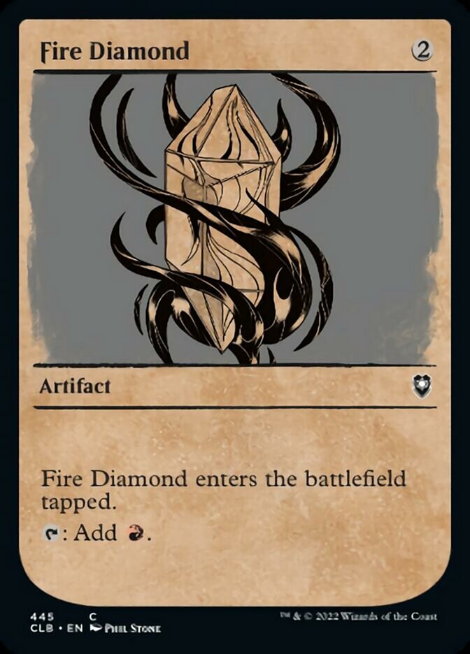 Fire Diamond (Showcase) [Commander Legends: Battle for Baldur's Gate] | Arkham Games and Comics