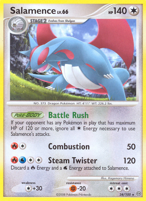 Salamence (24/100) [Diamond & Pearl: Stormfront] | Arkham Games and Comics