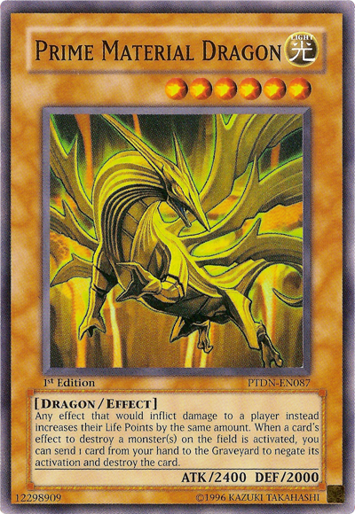 Prime Material Dragon [PTDN-EN087] Super Rare | Arkham Games and Comics