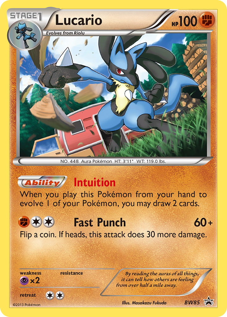 Lucario (BW85) [Black & White: Black Star Promos] | Arkham Games and Comics