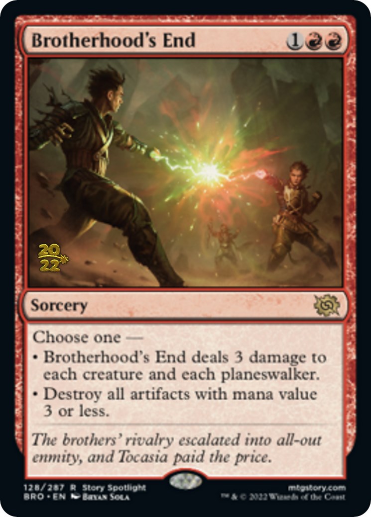 Brotherhood's End [The Brothers' War: Prerelease Promos] | Arkham Games and Comics