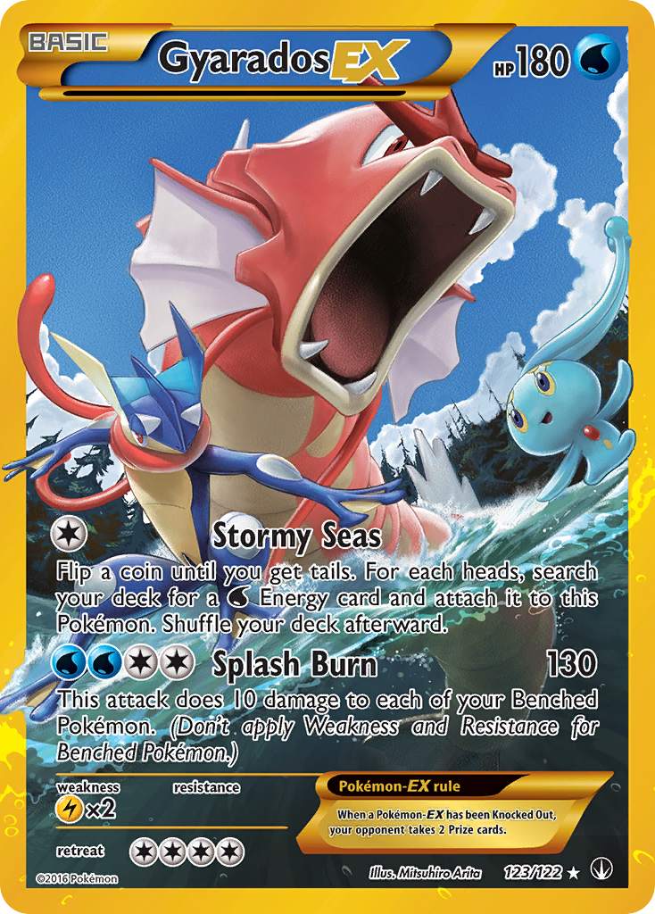 Gyarados EX (123/122) [XY: BREAKpoint] | Arkham Games and Comics