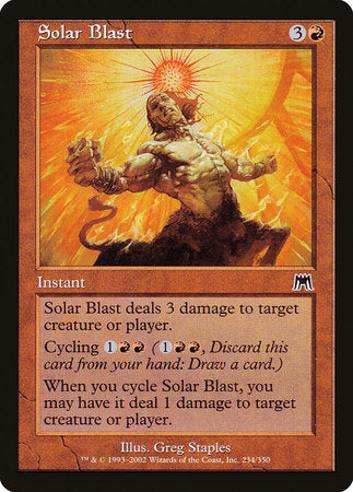 Solar Blast [Onslaught] | Arkham Games and Comics