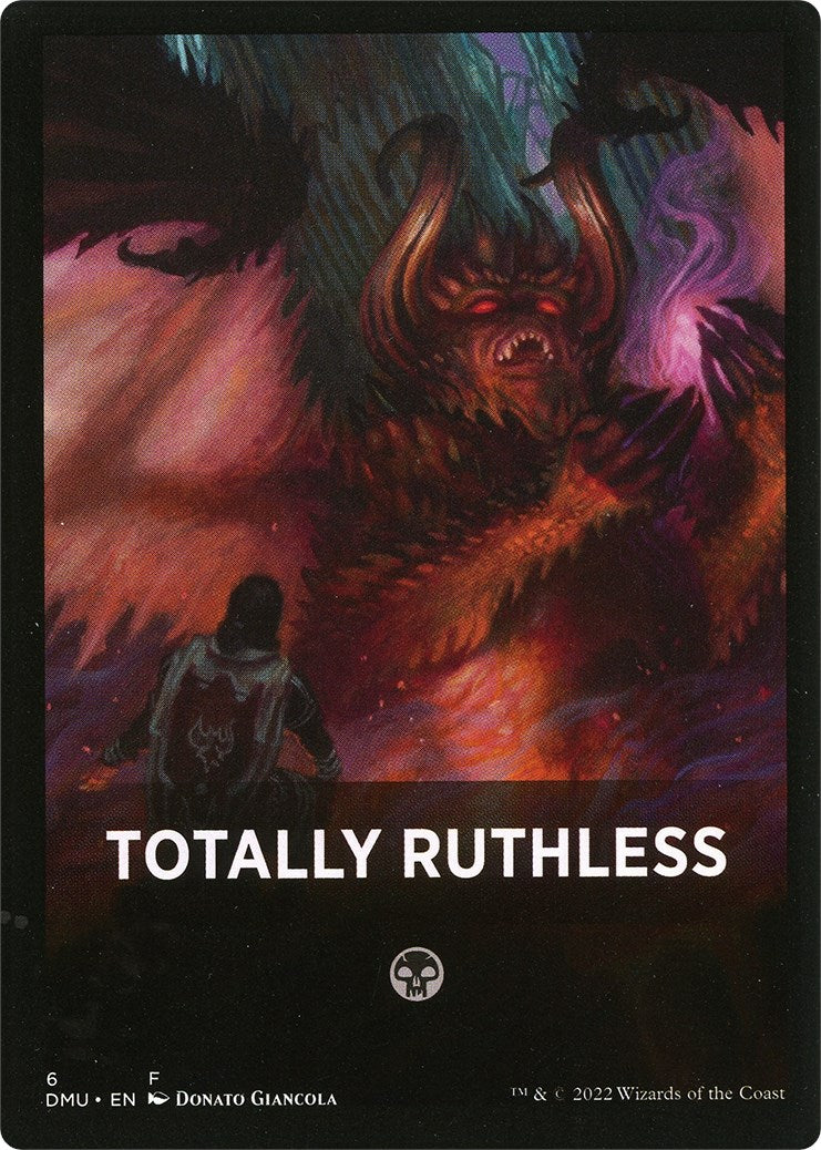 Totally Ruthless Theme Card [Dominaria United Tokens] | Arkham Games and Comics