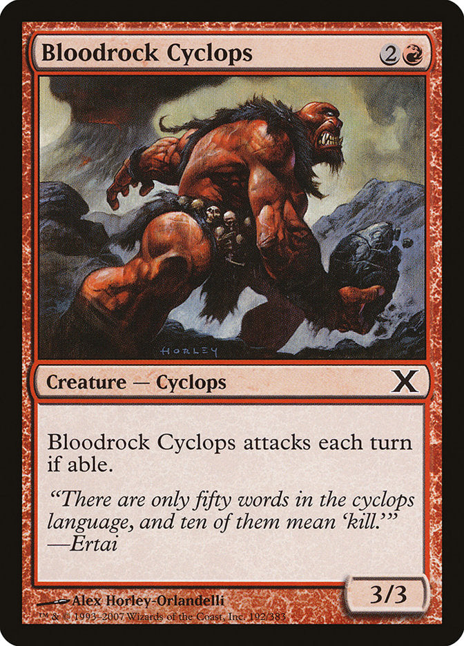 Bloodrock Cyclops [Tenth Edition] | Arkham Games and Comics