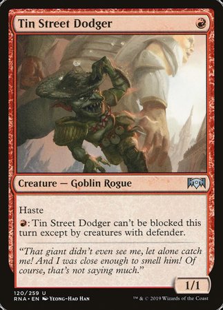 Tin Street Dodger [Ravnica Allegiance] | Arkham Games and Comics