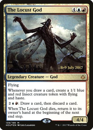The Locust God [Hour of Devastation Promos] | Arkham Games and Comics