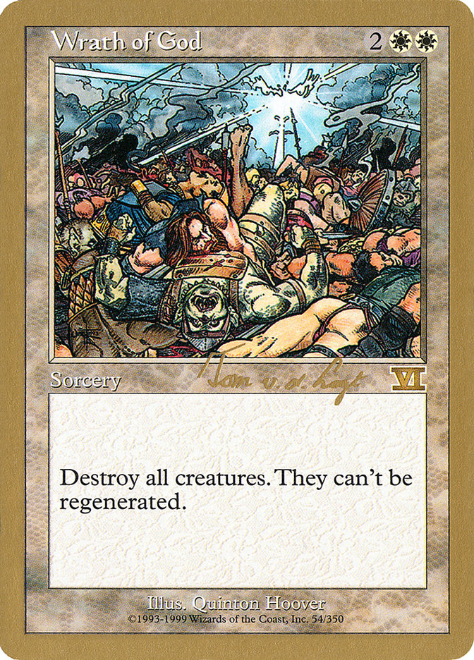 Wrath of God (Tom van de Logt) [World Championship Decks 2000] | Arkham Games and Comics