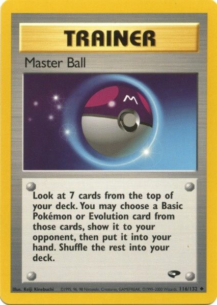 Master Ball (116/132) [Gym Challenge Unlimited] | Arkham Games and Comics