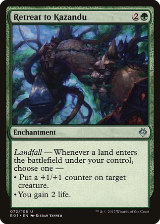 Retreat to Kazandu [Archenemy: Nicol Bolas] | Arkham Games and Comics
