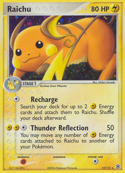 Raichu (12/112) [EX: FireRed & LeafGreen] | Arkham Games and Comics