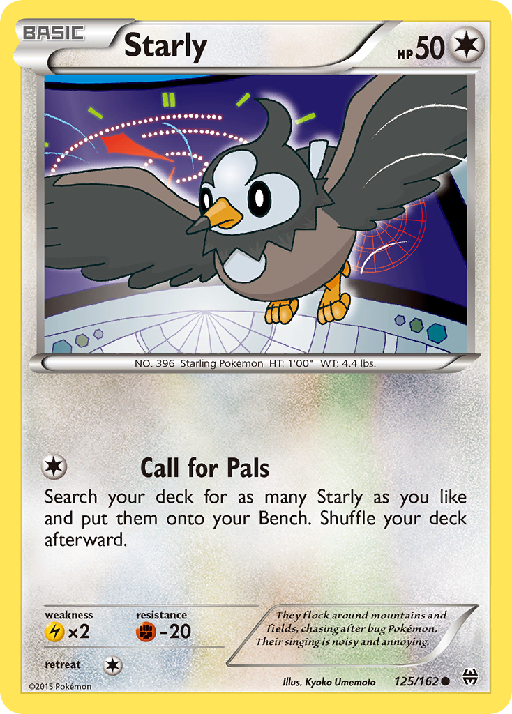 Starly (125/162) [XY: BREAKthrough] | Arkham Games and Comics