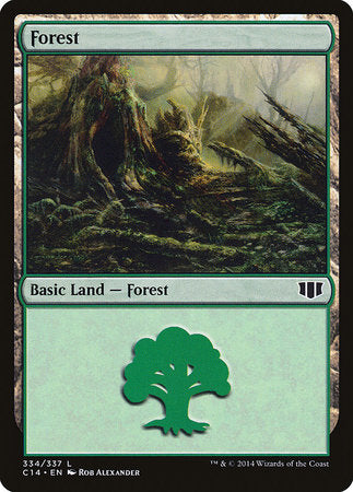 Forest (334) [Commander 2014] | Arkham Games and Comics