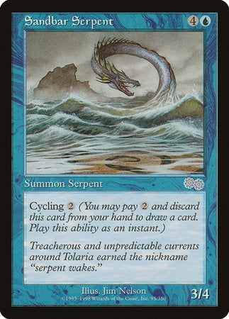 Sandbar Serpent [Urza's Saga] | Arkham Games and Comics