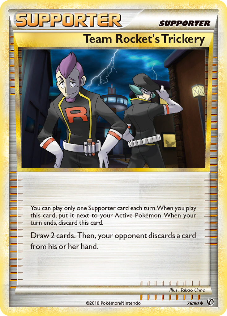 Team Rocket's Trickery (78/90) [HeartGold & SoulSilver: Undaunted] | Arkham Games and Comics