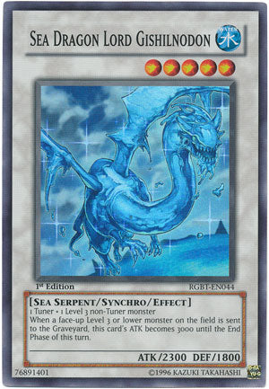 Sea Dragon Lord Gishilnodon [RGBT-EN044] Super Rare | Arkham Games and Comics