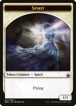 Spirit Token [Battlebond Tokens] | Arkham Games and Comics