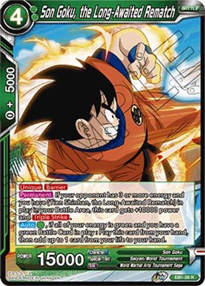 Son Goku, the Long-Awaited Rematch (EB1-026) [Battle Evolution Booster] | Arkham Games and Comics