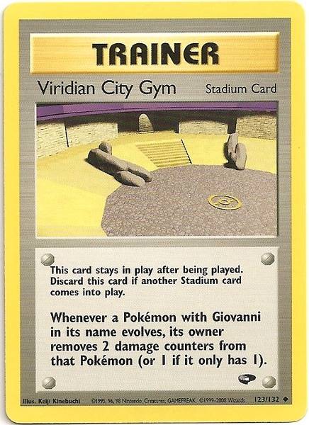 Viridian City Gym (123/132) [Gym Challenge Unlimited] | Arkham Games and Comics