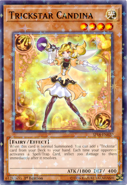 Trickstar Candina [SP18-EN020] Starfoil Rare | Arkham Games and Comics