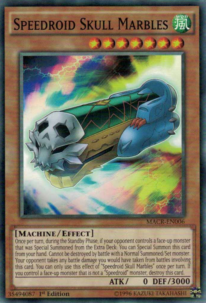 Speedroid Skull Marbles [MACR-EN006] Common | Arkham Games and Comics