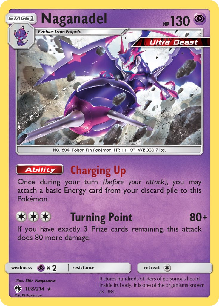 Naganadel(108/214) (Theme Deck Exclusive) [Sun & Moon: Lost Thunder] | Arkham Games and Comics