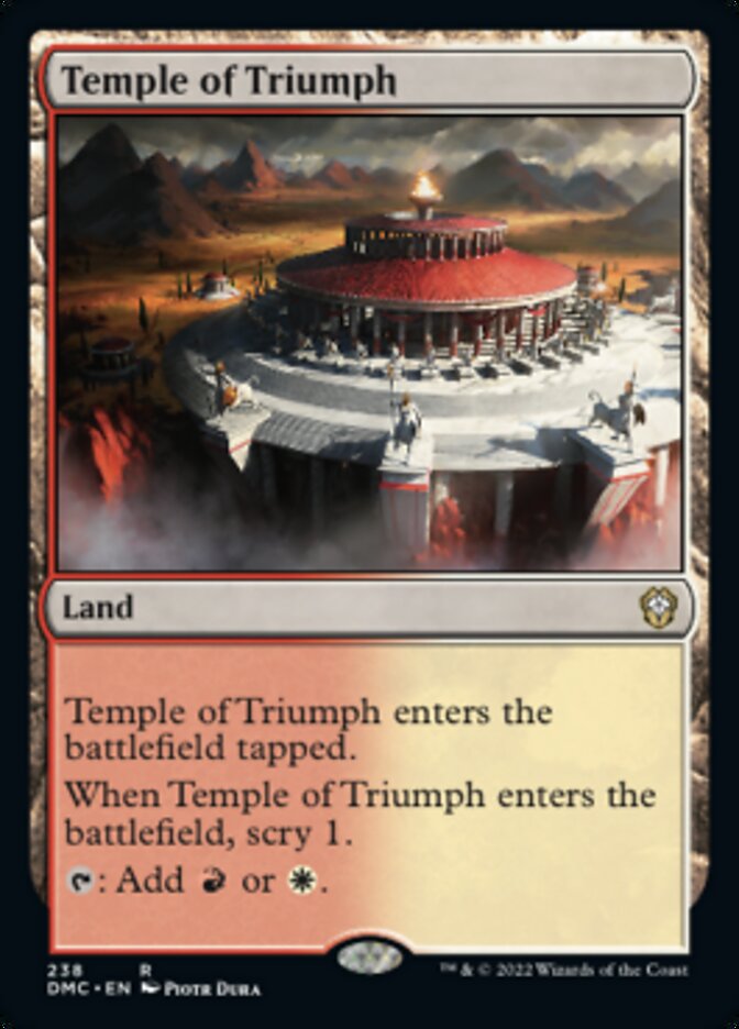 Temple of Triumph [Dominaria United Commander] | Arkham Games and Comics