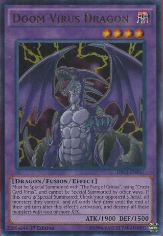 Doom Virus Dragon [DRL3-EN057] Ultra Rare | Arkham Games and Comics