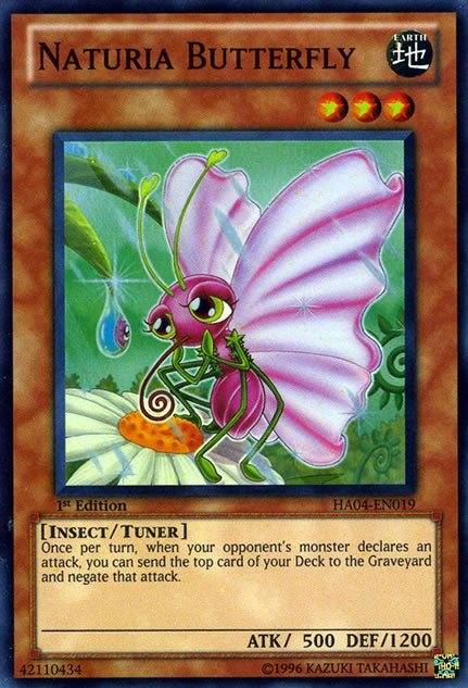 Naturia Butterfly [HA04-EN019] Super Rare | Arkham Games and Comics