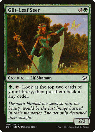 Gilt-Leaf Seer [Duel Decks: Nissa vs. Ob Nixilis] | Arkham Games and Comics