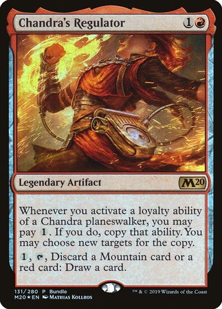 Chandra's Regulator (M20 Bundle) [Core Set 2020 Promos] | Arkham Games and Comics