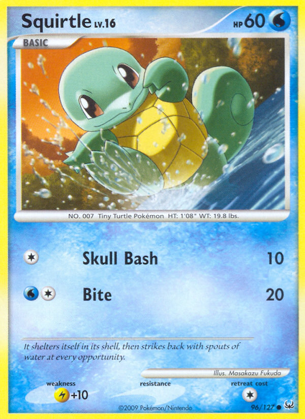 Squirtle (96/127) [Platinum: Base Set] | Arkham Games and Comics