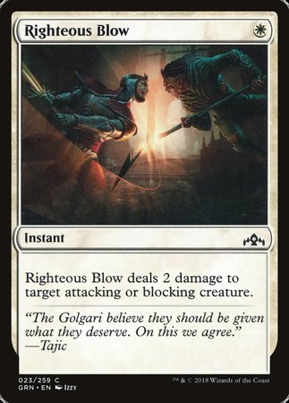Righteous Blow [Guilds of Ravnica] | Arkham Games and Comics