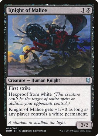 Knight of Malice [Dominaria] | Arkham Games and Comics