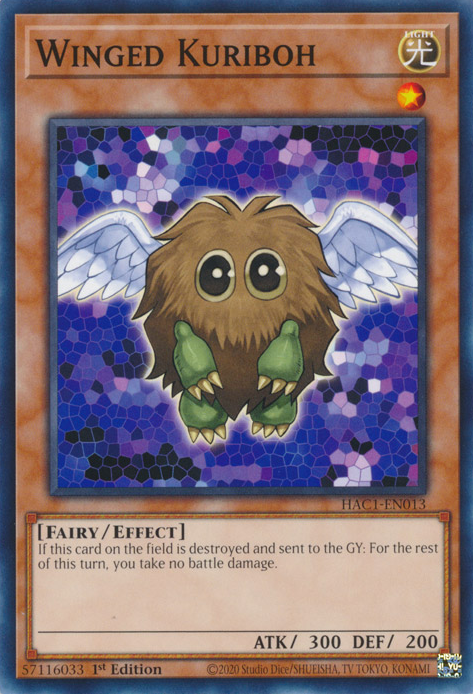 Winged Kuriboh [HAC1-EN013] Common | Arkham Games and Comics