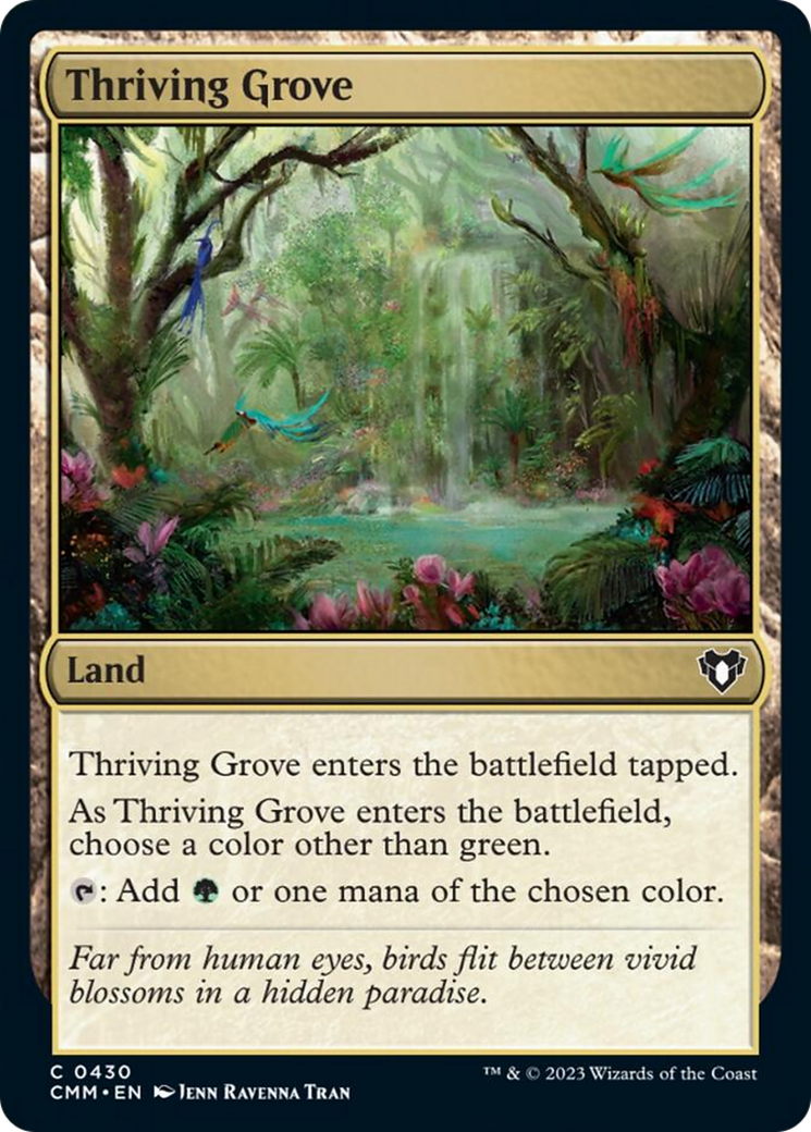 Thriving Grove [Commander Masters] | Arkham Games and Comics