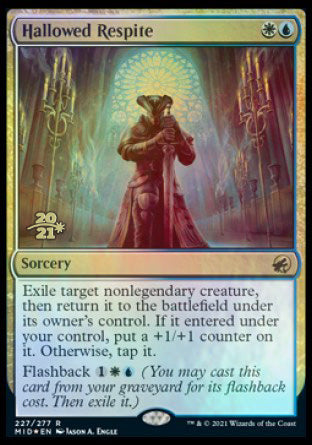 Hallowed Respite [Innistrad: Midnight Hunt Prerelease Promos] | Arkham Games and Comics