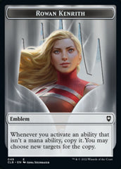 Rowan Kenrith Emblem // Copy Double-sided Token [Commander Legends: Battle for Baldur's Gate Tokens] | Arkham Games and Comics