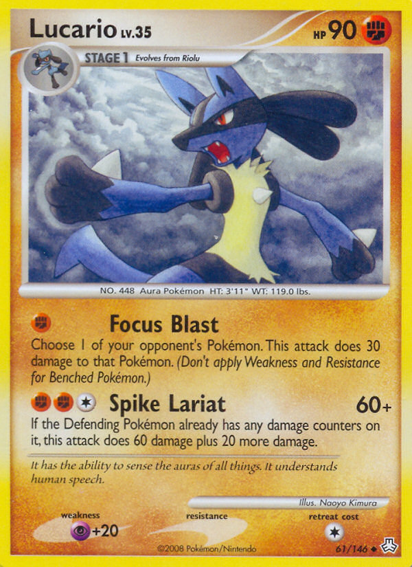 Lucario (61/146) [Diamond & Pearl: Legends Awakened] | Arkham Games and Comics