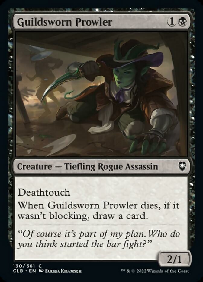 Guildsworn Prowler [Commander Legends: Battle for Baldur's Gate] | Arkham Games and Comics