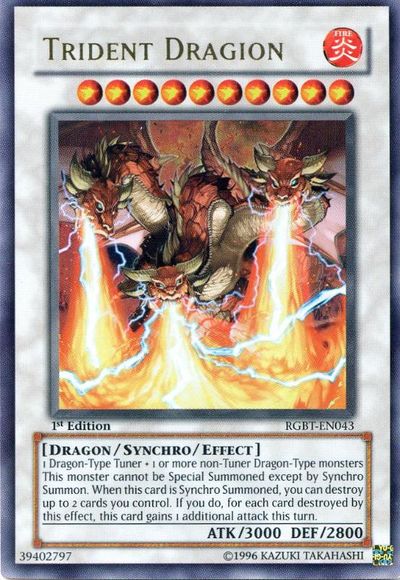 Trident Dragion [RGBT-EN043] Ultra Rare | Arkham Games and Comics