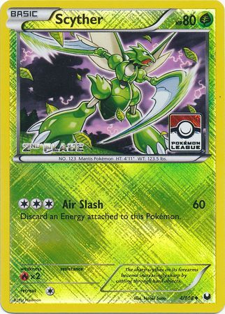 Scyther (4/108) (League Promo 2nd Place) [Black & White: Dark Explorers] | Arkham Games and Comics