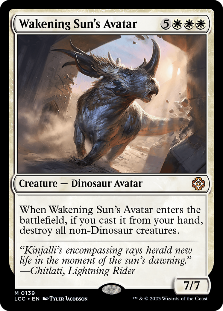 Wakening Sun's Avatar [The Lost Caverns of Ixalan Commander] | Arkham Games and Comics