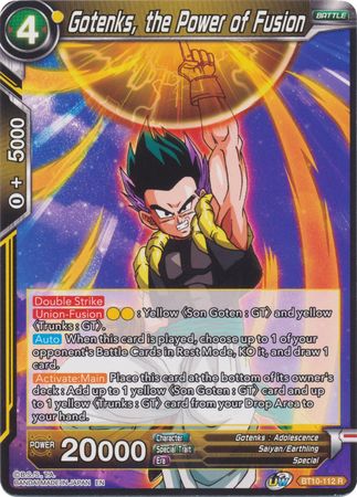 Gotenks, the Power of Fusion (BT10-112) [Rise of the Unison Warrior 2nd Edition] | Arkham Games and Comics