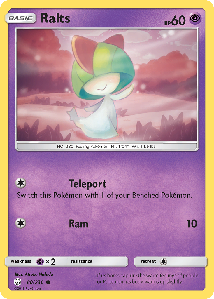 Ralts (80/236) [Sun & Moon: Cosmic Eclipse] | Arkham Games and Comics