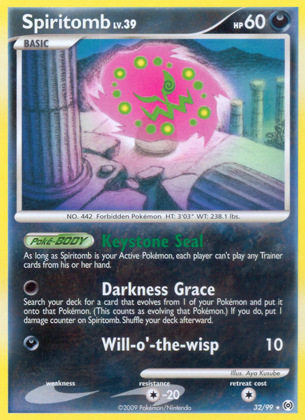 Spiritomb (32/99) [Platinum: Arceus] | Arkham Games and Comics