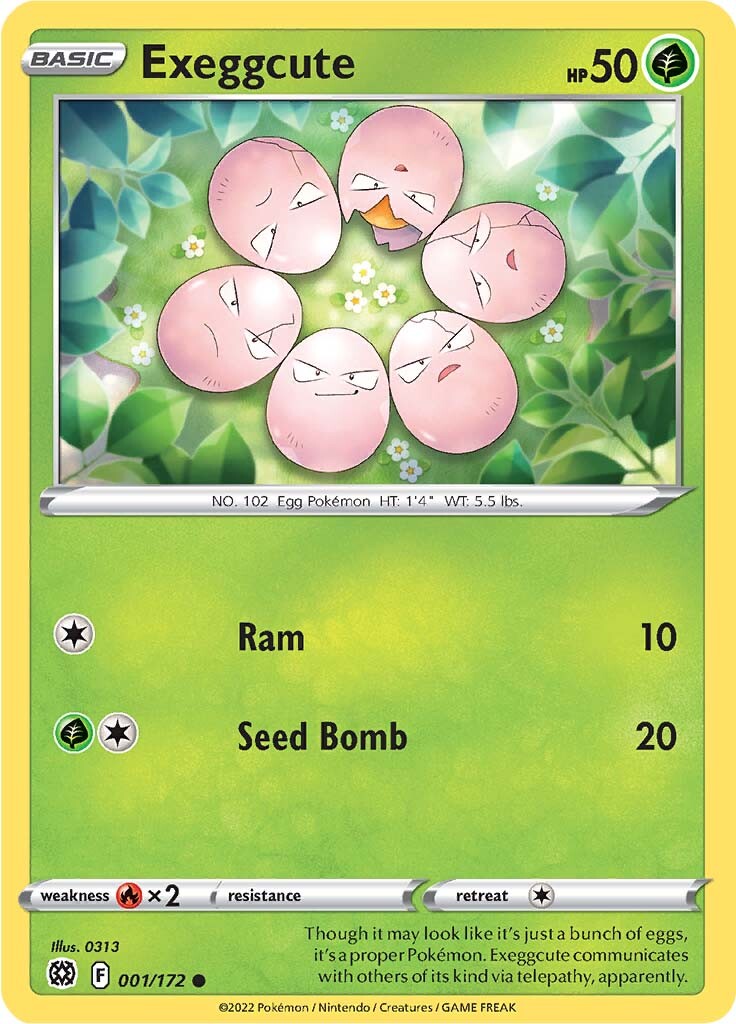 Exeggcute (001/172) [Sword & Shield: Brilliant Stars] | Arkham Games and Comics