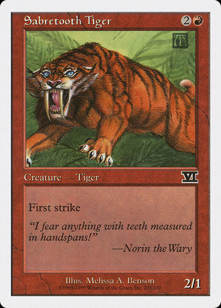 Sabretooth Tiger [Classic Sixth Edition] | Arkham Games and Comics