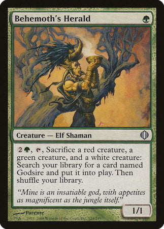 Behemoth's Herald [Shards of Alara] | Arkham Games and Comics